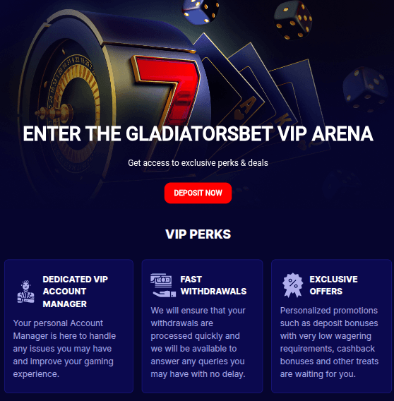 Gladiatorsbet Casino VIP Program
